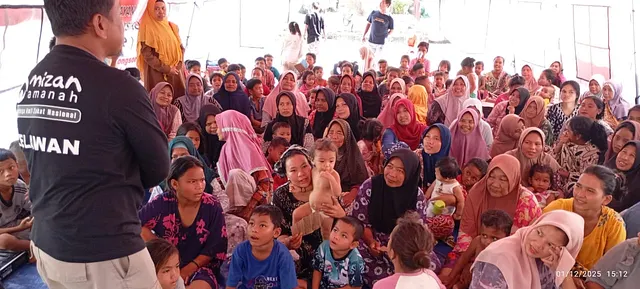 Mizan Amanah Laksanakan Layanan Psikososial dan Pemenuhan Kebutuhan Dasar untuk Penyintas Banjir